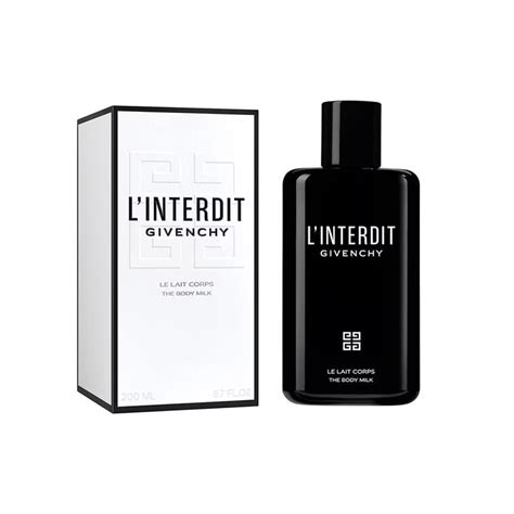 l'interdit givenchy creme corpo|L'INTERDIT BODY MILK .